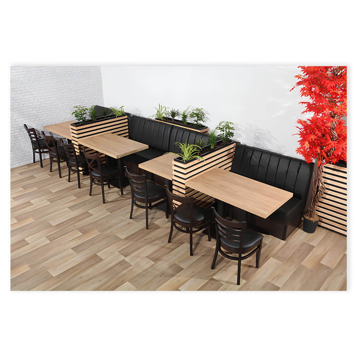 Horeca-Houten-Stoel-Lila-Zwart-Model-1