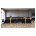 Horeca-Houten-Stoel-Lila-Zwart-Model-2