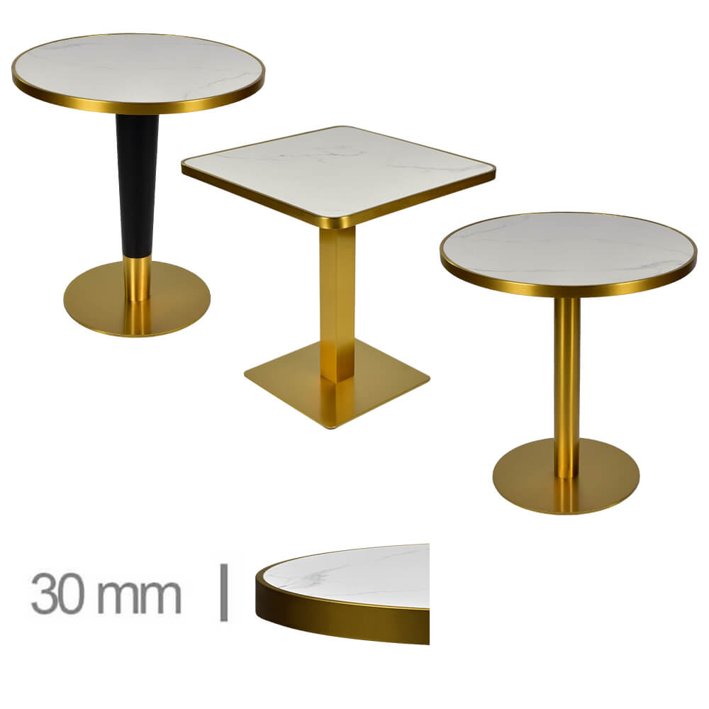 FAUX MARMER-WIT TAFEL ASSORTIMENT