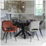 Horeca-Armstoel-Velvet-Fluwelen-Flore-Antraciet-Model-Yk