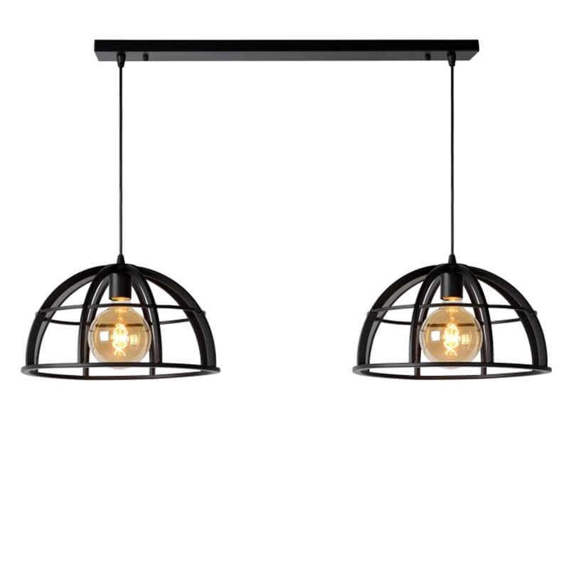 Dikra Hanglamp Zwart Duo