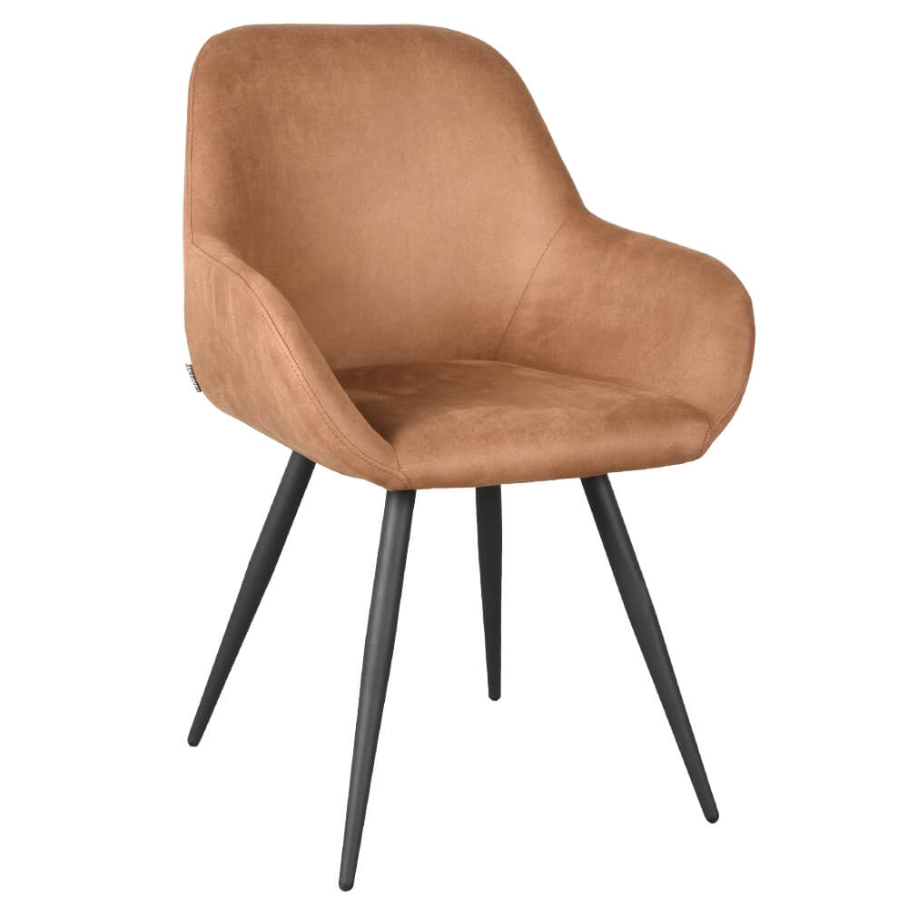 Horeca-Armstoel-Feline-Vintage-Cognac