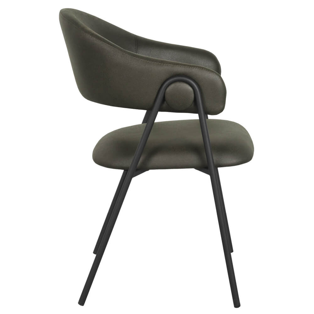 Horeca-Armstoel-Lotte-Vintage-Leger-Groen-Z