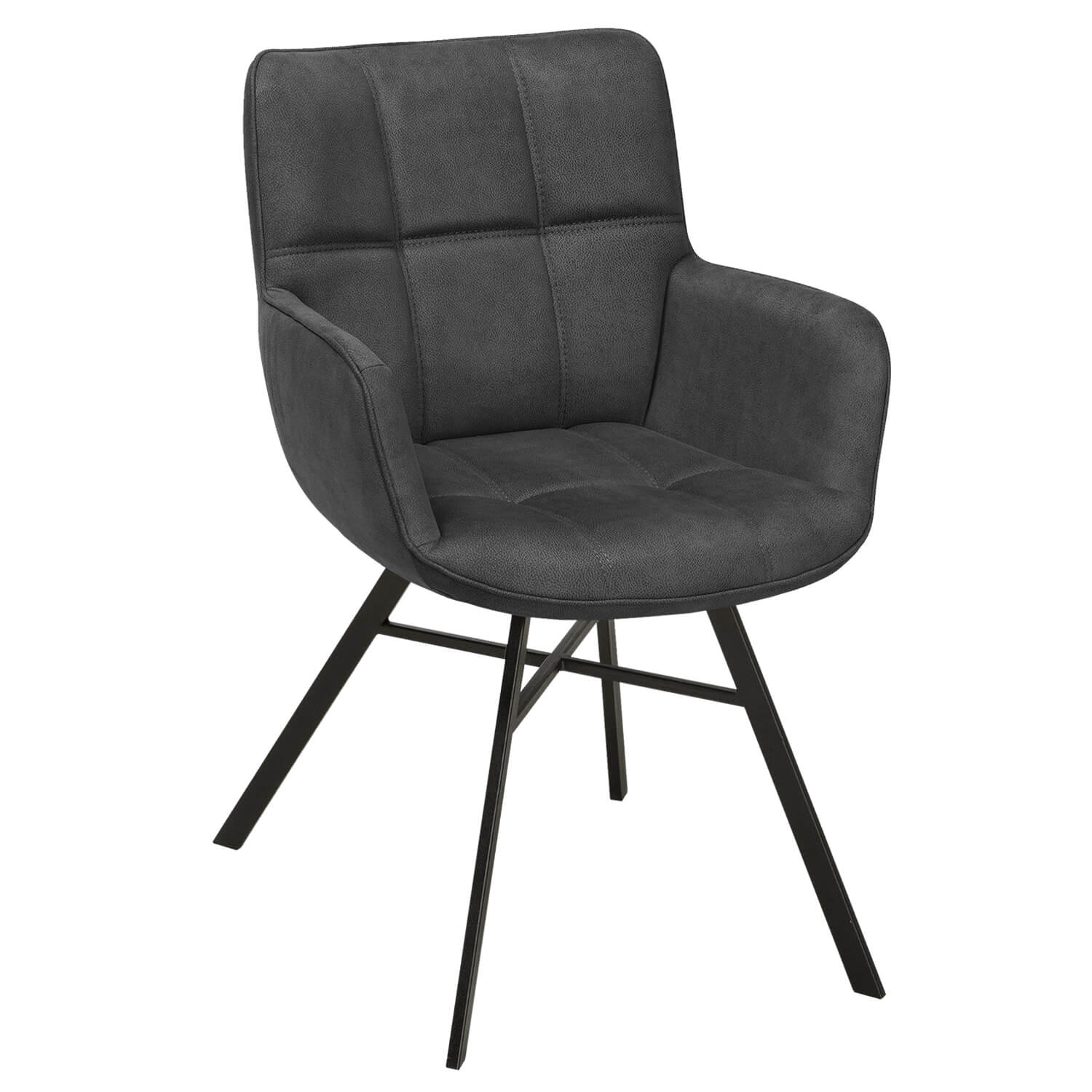 Horeca-Armstoel-Marcon-Vintage-Antraciet