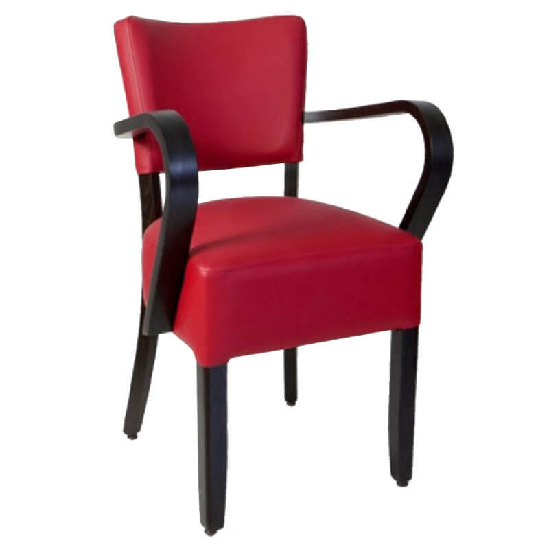 Horeca Armstoel - Tara - Rood