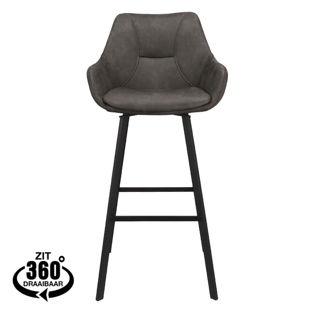 Horeca-Barstoel-Bias-Antraciet-Microleder-V