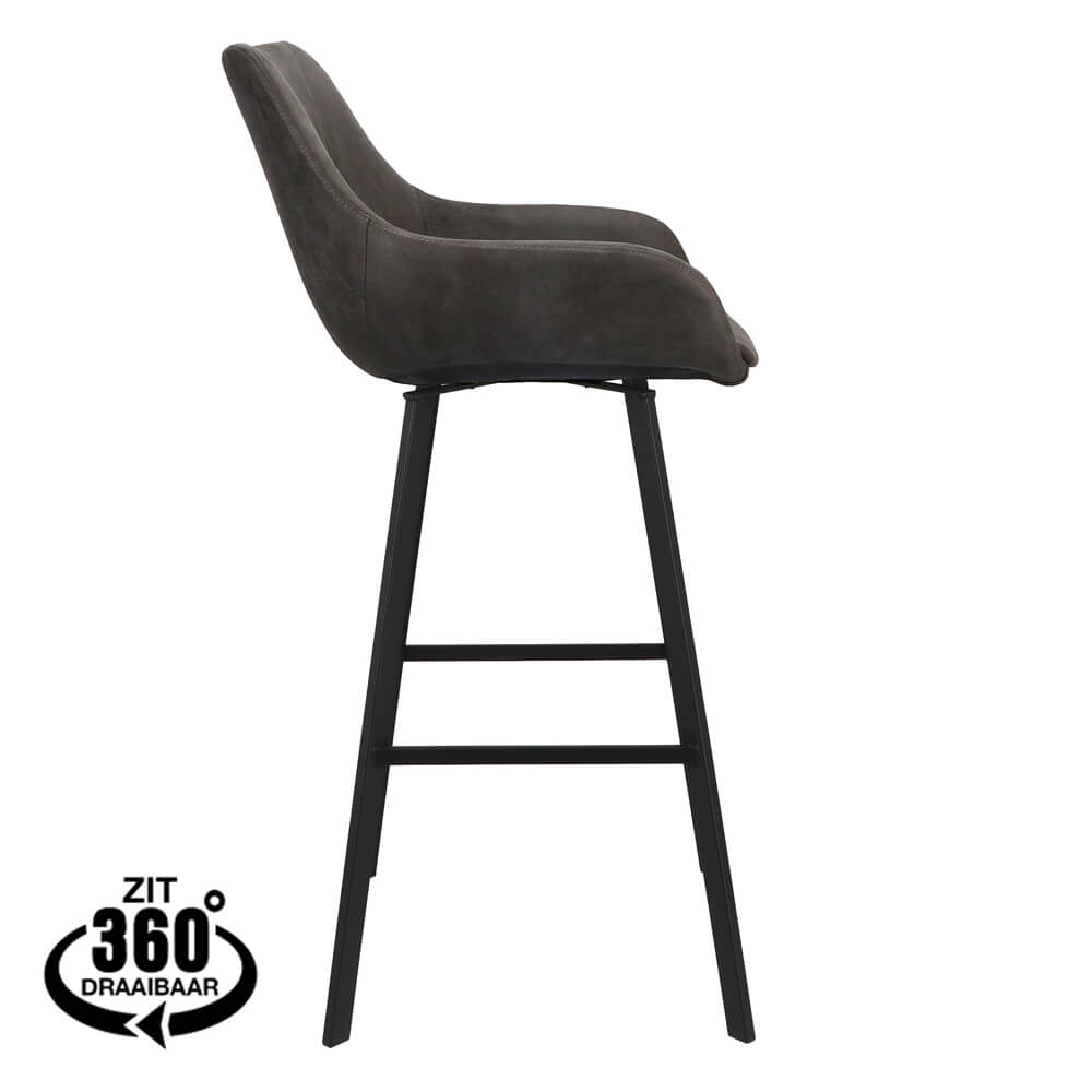 Horeca-Barstoel-Bias-Antraciet-Microleder-Z