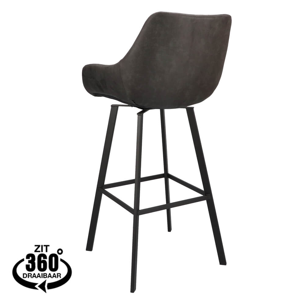Horeca-Barstoel-Bias-Antraciet-Microleder-Z-A