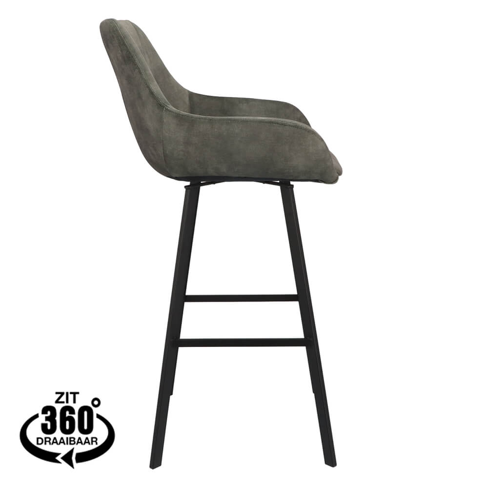 Horeca-Barstoel-Bias-Velvet-Fluwelen-Hunter-ADORE-156-Z