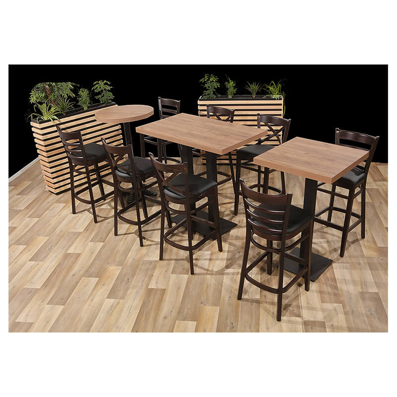 Horeca Barstoel - Riva-s - Zwart - Model - 1