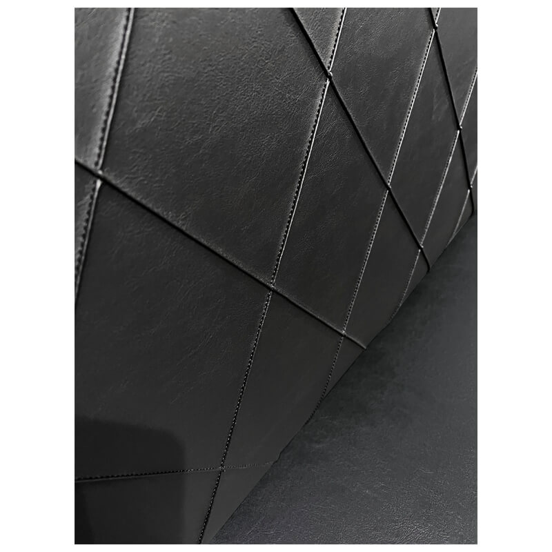 Horeca-Eetbank-Troje-Zwart-Detail