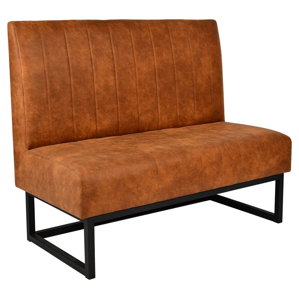 Horeca-Eetbank-Vesla-Vintage-Cognac-1