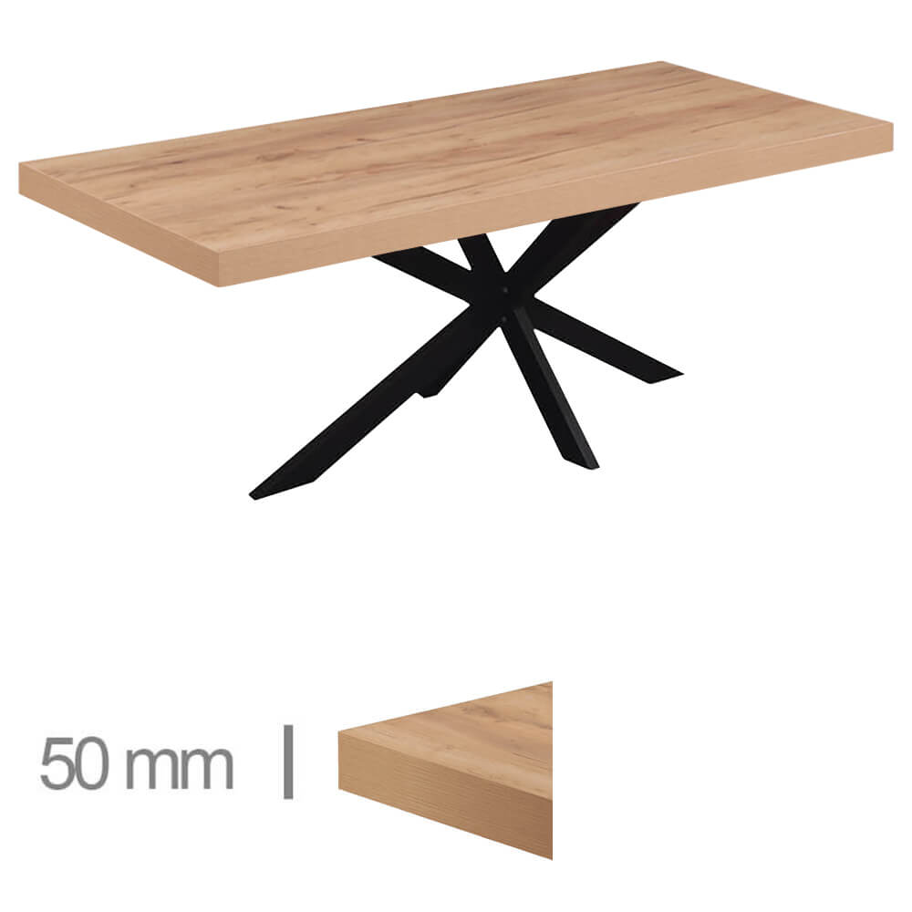 Horeca-Eettafel-Dublin-K3-Met-Matrix-Onderstel