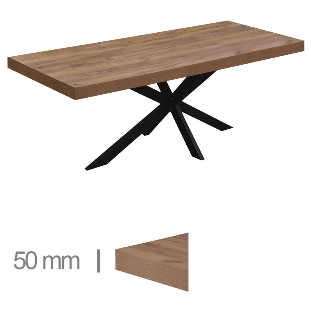 Horeca-Eettafel-Dublin-K4-Met-Matrix-Onderstel