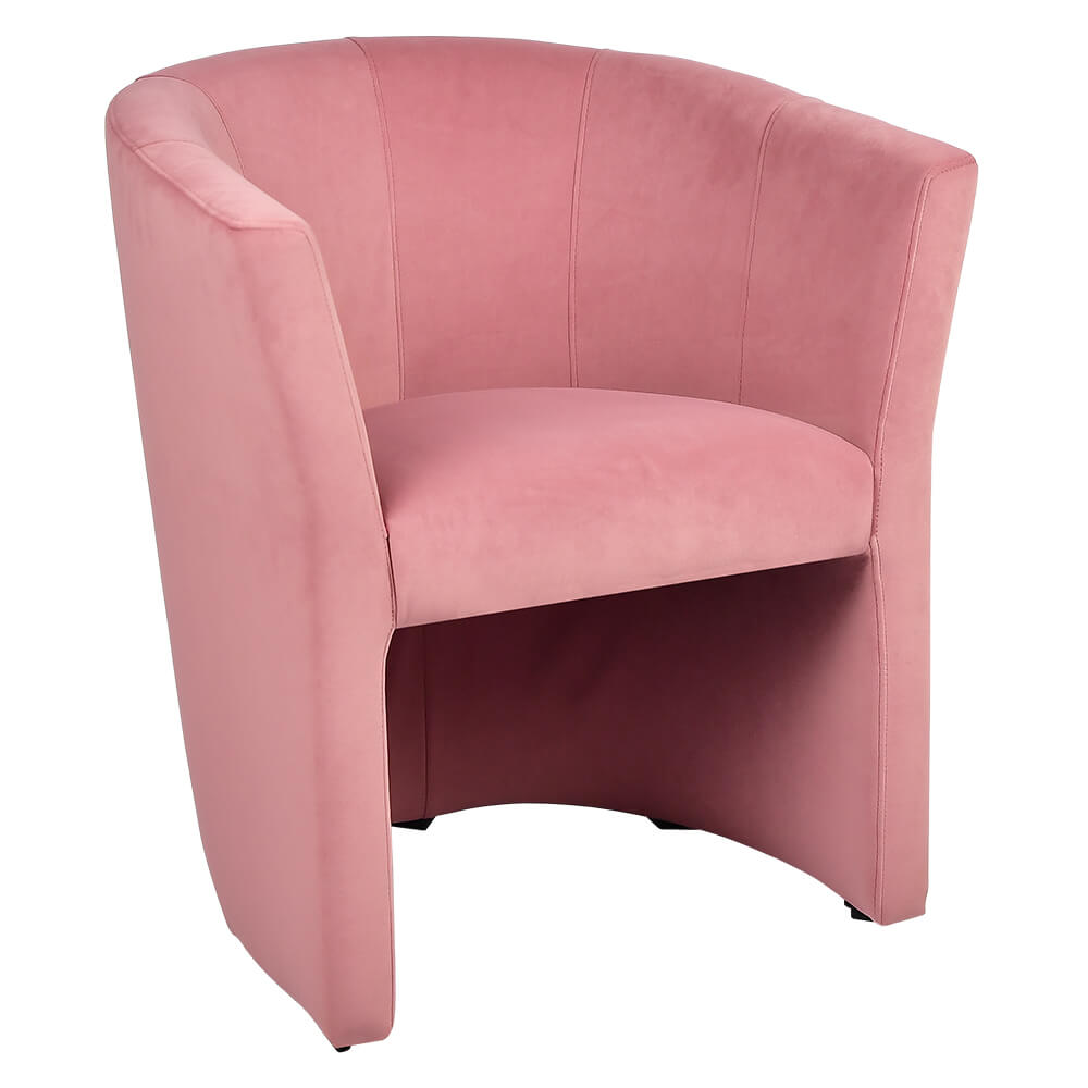 Horeca-Fauteuil-Velvet-Fluwelen-Prag-Roze