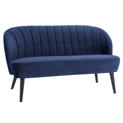 Horeca-Lounge-Zetel-Velvet-Fluweel-Leto-Bank-Blauw