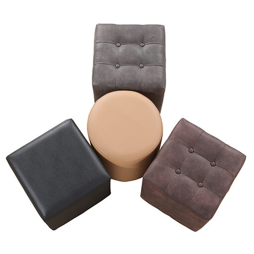 Horeca Poef - Vintage Bruin - Model - 1