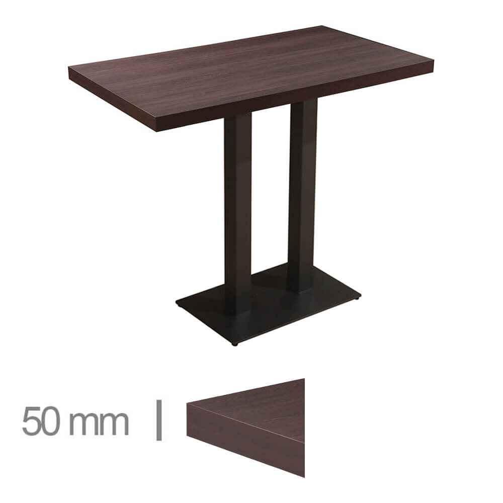 Horeca-Statafel-Dublin-Wenge-70×120-Hoogte-108-Cm---