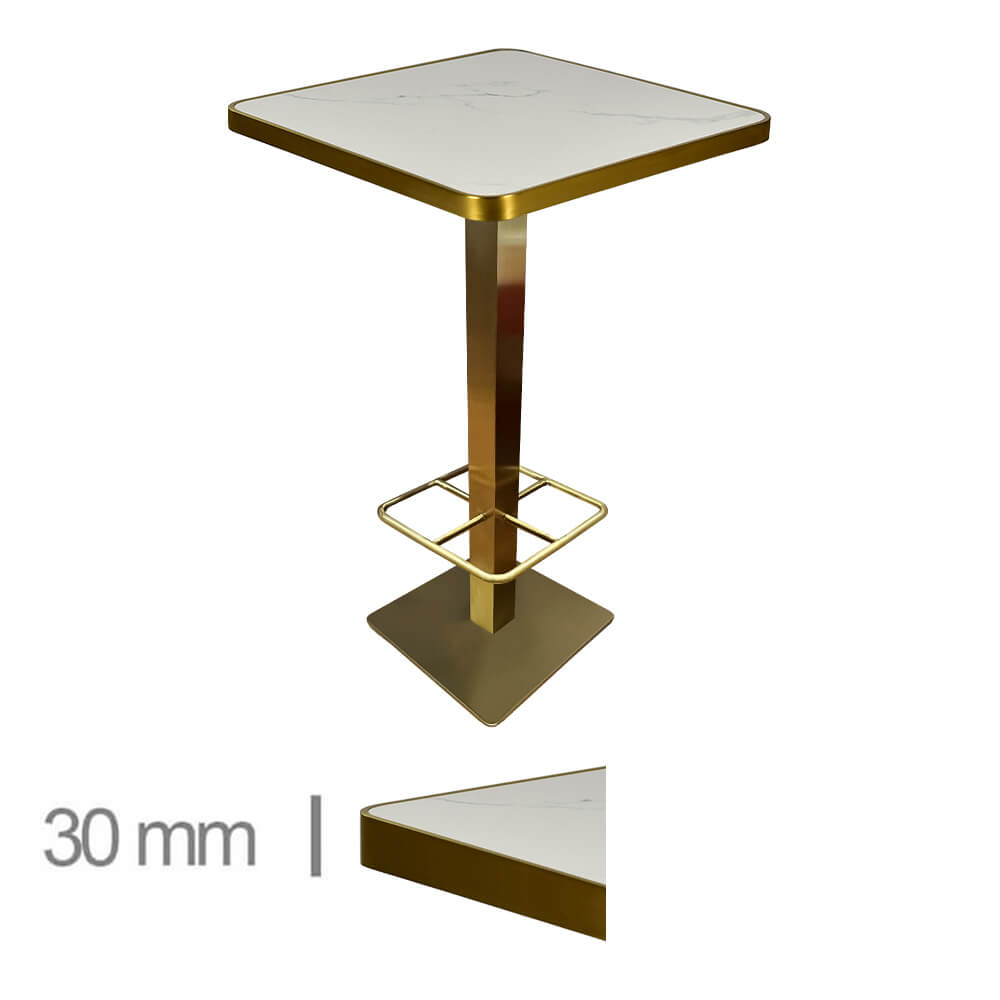 Horeca-Statafel-Faux-Marmer-60×60-Hoogte-111-Cm-B-339H+F-GOLD