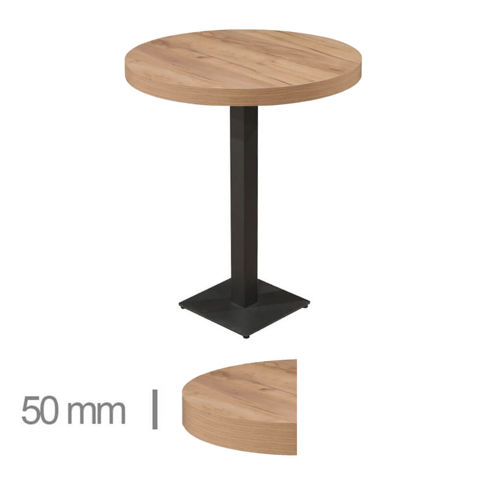 Horeca-Statafel-Rond-Dublin-K3-70-Cm-Hoogte-110,80-Cm