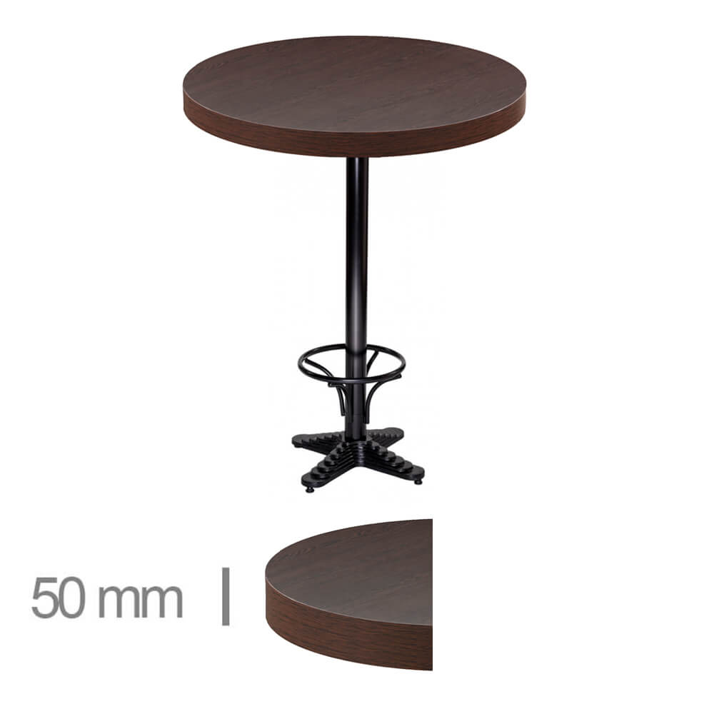 Horeca-Statafel-Rond-Dublin-Wenge-70-Cm-Hoogte-110-Cm-B-323-110