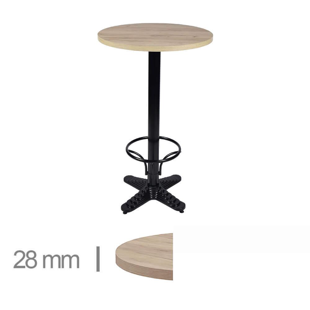 Horeca-Statafel-Rond-Madrid-K2-70-Hoogte-108-Cm