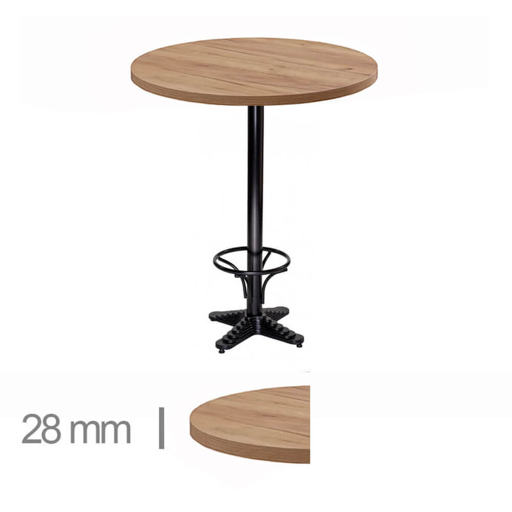 Horeca-Statafel-Rond-Madrid-K3-60-Hoogte-107,80-Cm-B-323-110