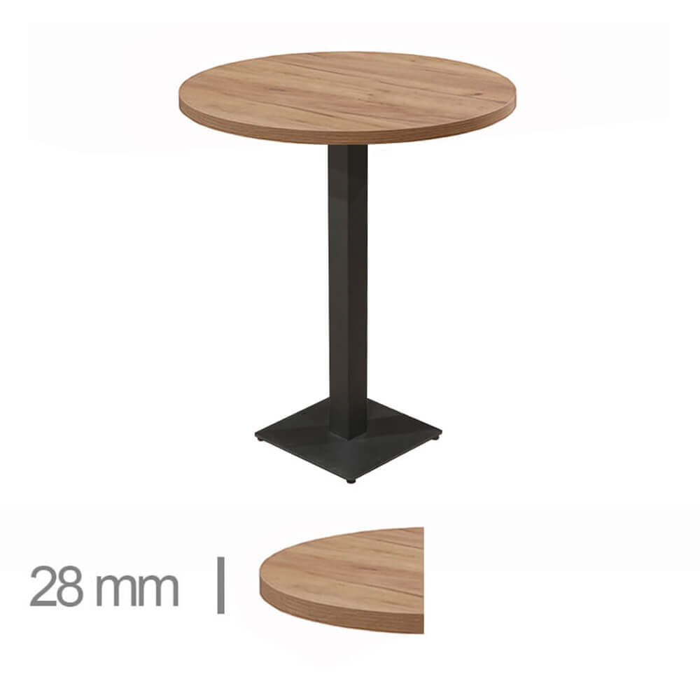 Horeca-Statafel-Rond-Madrid-K3-60-Hoogte-110,80-Cm