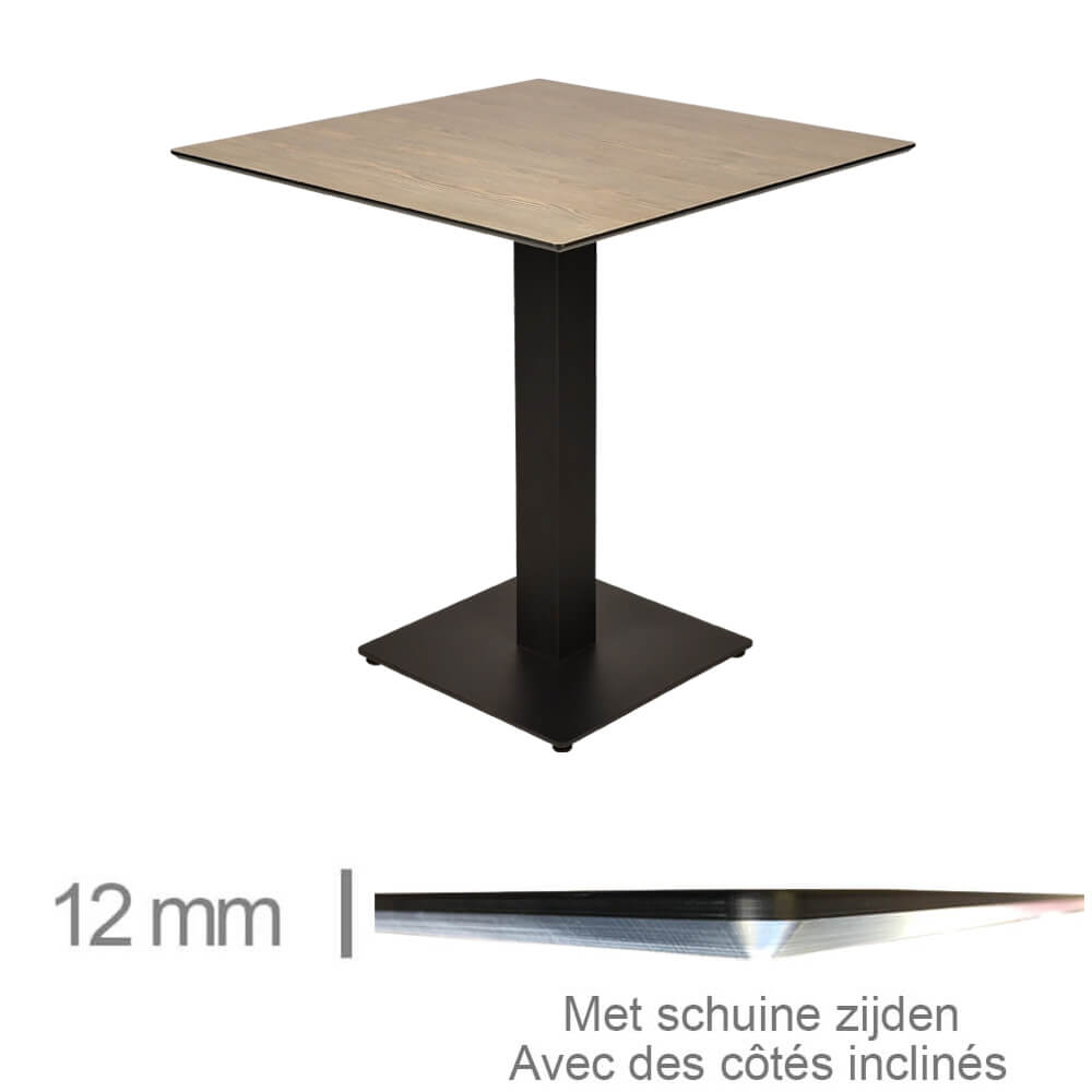 Horeca-Tafel-Compact-Aspen-69×69-Cm-Met-Onderstel