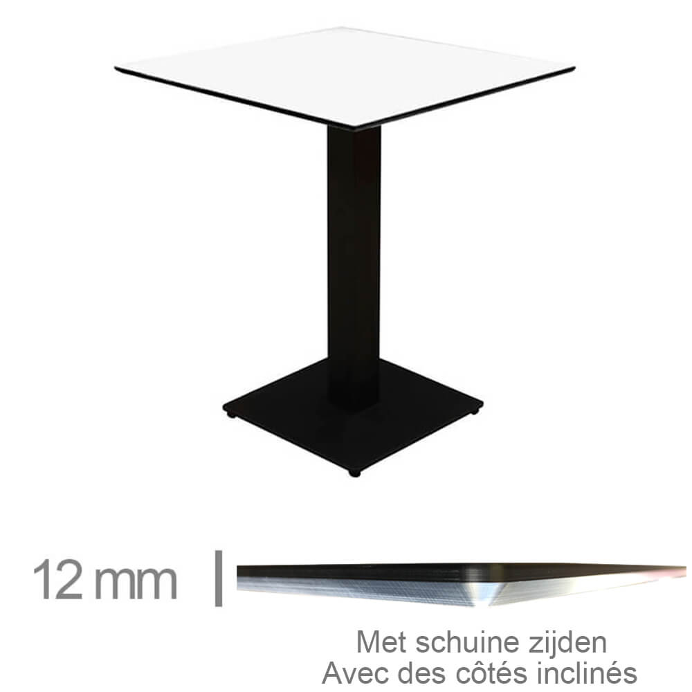 Horeca-Tafel-Compact-Wit-69x69-Cm-Met-Onderstel-12mm-NL-FR