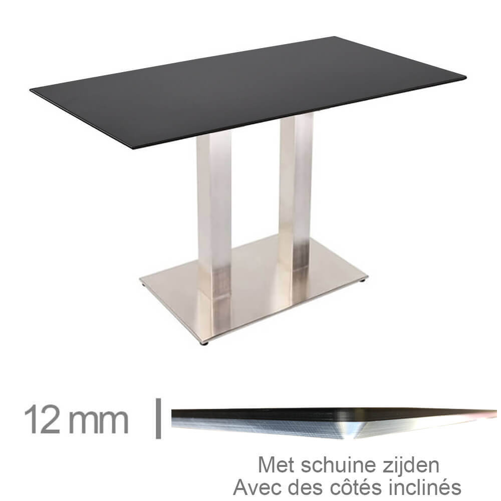 Horeca-Tafel-Compact-Zwart-69x120Cm-Met-Onderstel-12mm-B-341S