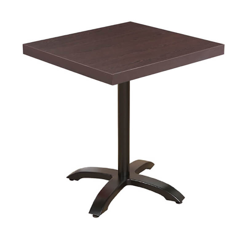 Horeca-Tafel-Dublin-Wenge-60x60-Cm-Met-Klaponderstel-B-28mm