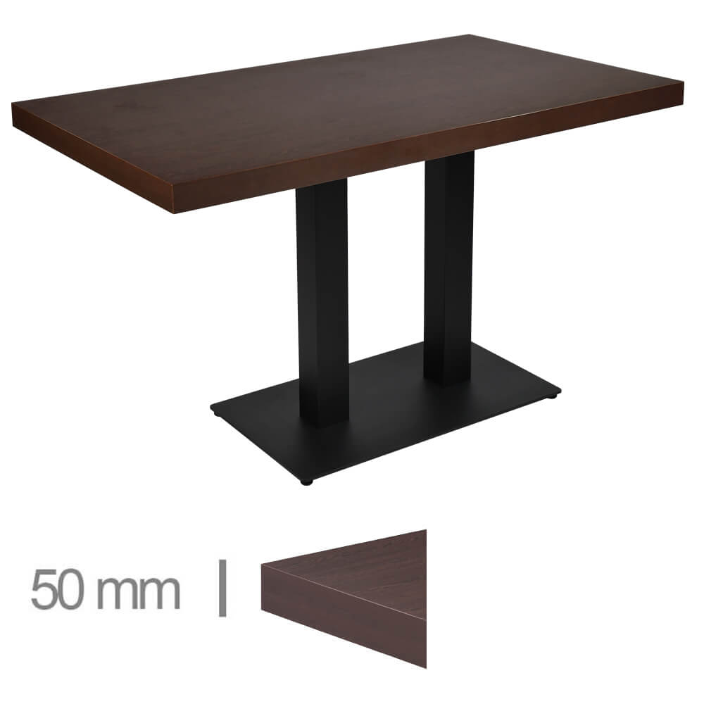 Horeca-Tafel-Dublin-Wenge-70x120-Cm-Met-Onderstel-B-341