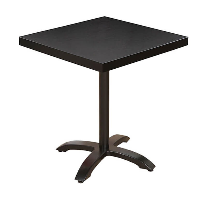 Horeca-Tafel-Dublin-Zwart-60x60-Cm-Met-Klaponderstel-B-28mm