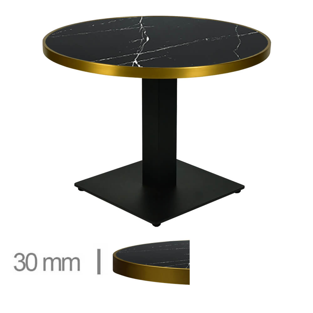 Horeca-Tafel-Rond-Faux-Marmer-60-Cm-Met-Onderstel-B-339-L