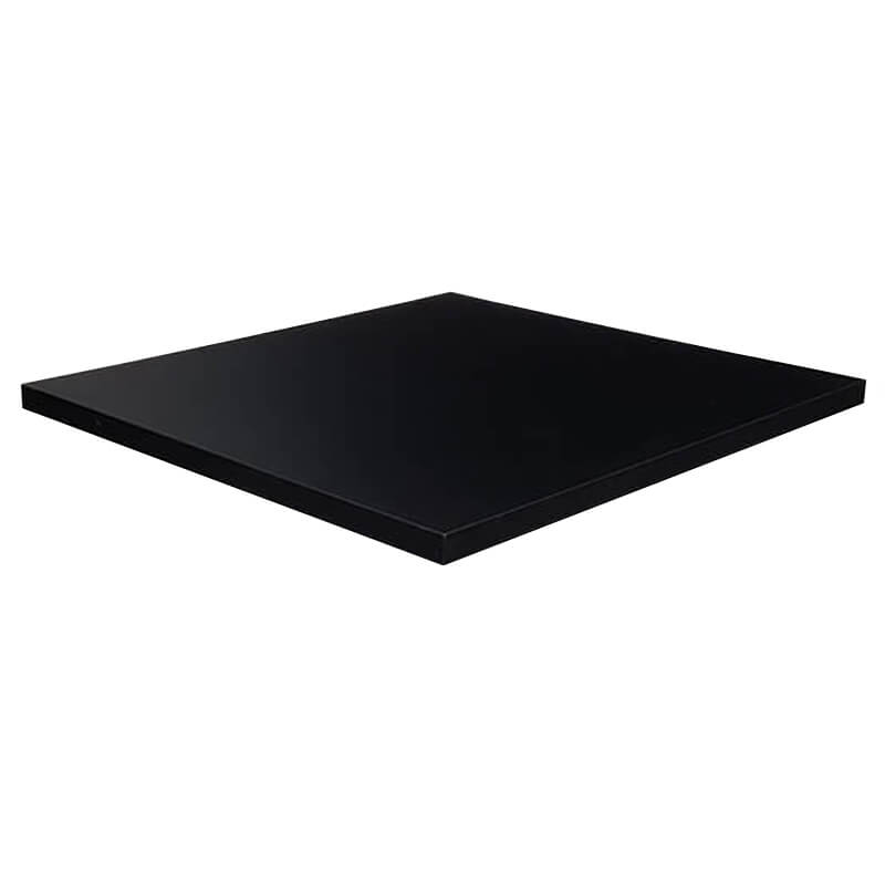 Horeca-Tafelblad-Madrid-Zwart-60x60-Cm-2.8-Cm-Dik