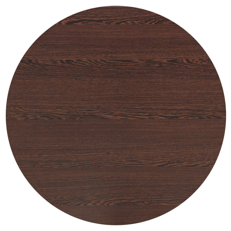 Horeca Tafelblad Rond - Dublin Wenge - 60 - 5 Cm Dik - D