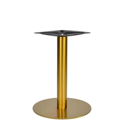 Horeca-Tafelonderstel-Laag-Rond-Roestvrij-Staal-En-Ijzer-43-Cm-Hoogte-48-Cm-Goud-1