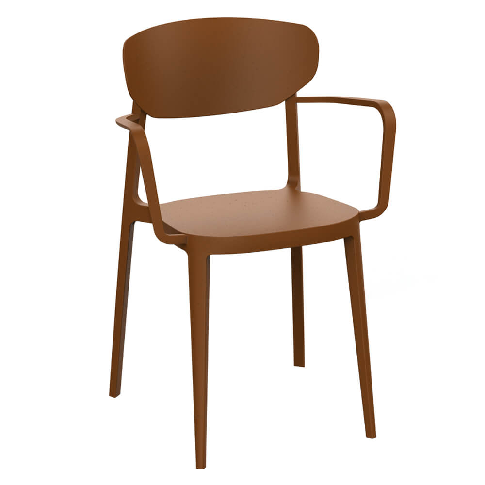 Stapelbaar-Horeca-Terrasstoel-Lugano-Arm-Bruin-1