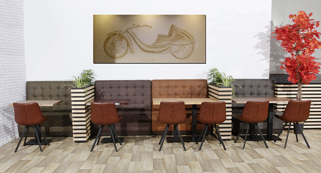 Horeca Eetbank - Napoli - Vintage Cognac - Model - 4