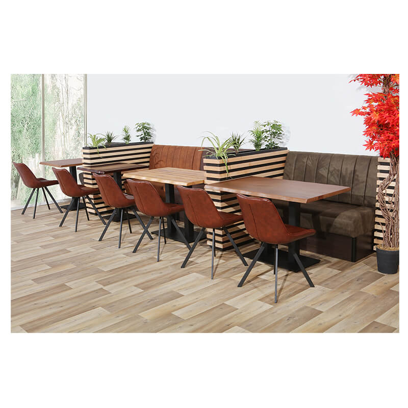 Horeca Stoel - Hercules - Vintage Mat Bruin - Model - 5