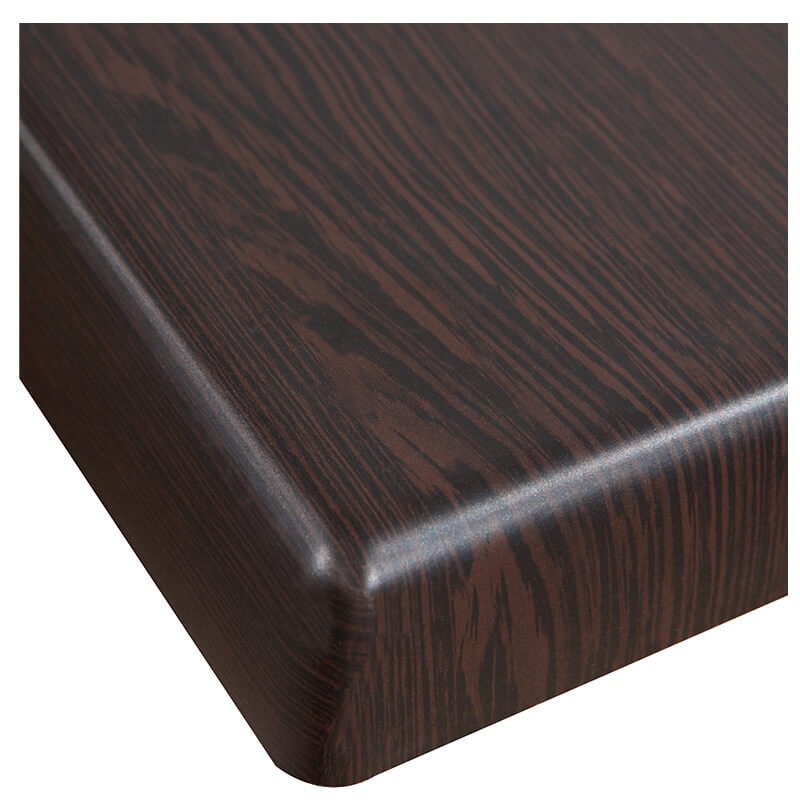 Horeca Tafelblad - Werzalit Wenge - 70x70 - 3 Cm Dik - D