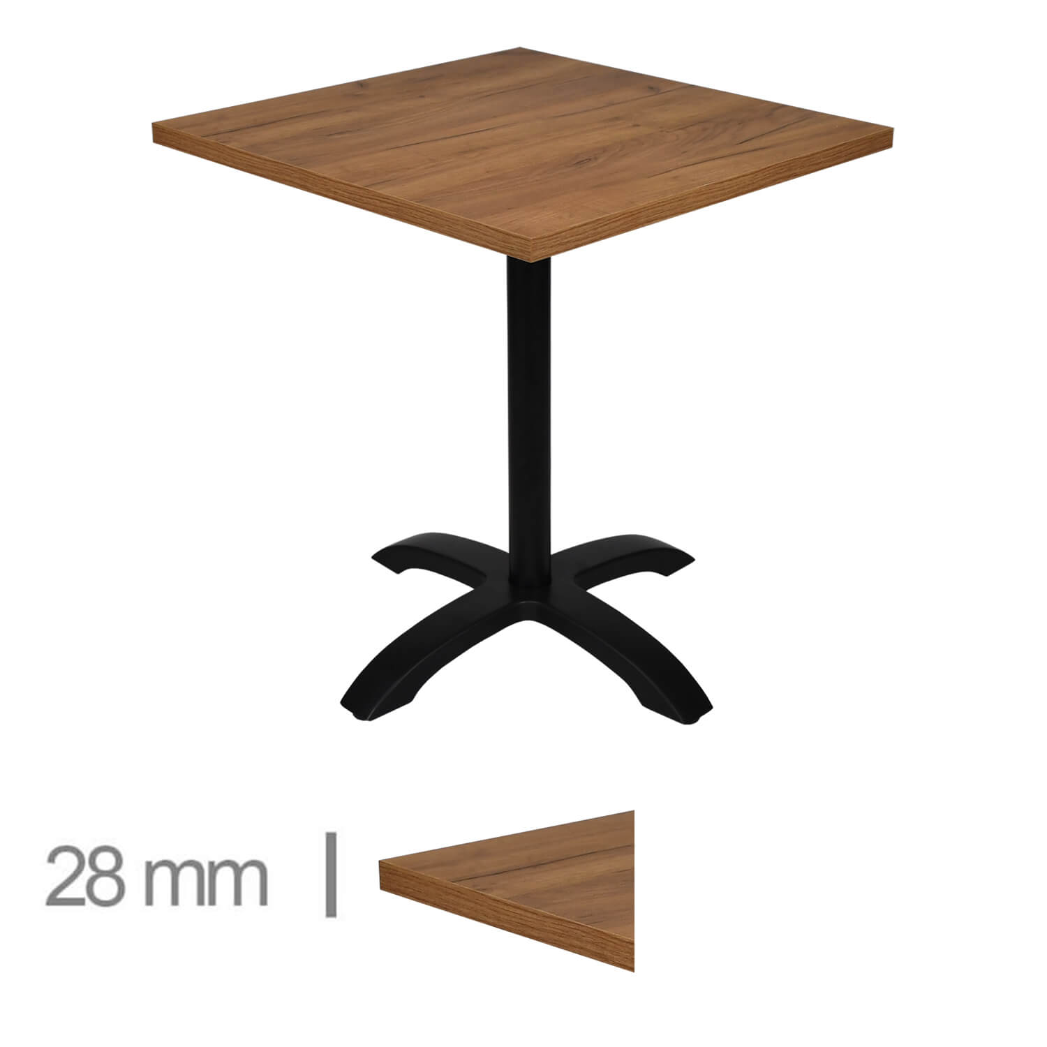 Horeca-Tafel-Met-Klaponderstel-Madrid-K4-60×60-Cm-A-SRD