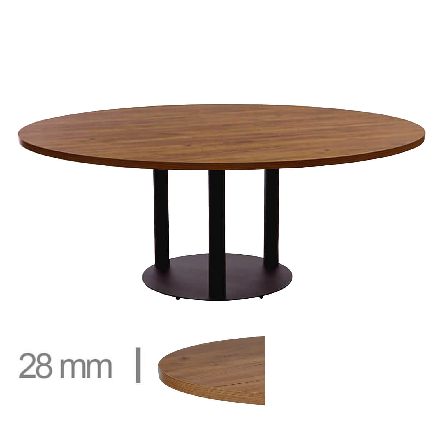 Horeca-Tafel-Rond-Madrid-K4-110-Cm-Met-Onderstel-B-310-105