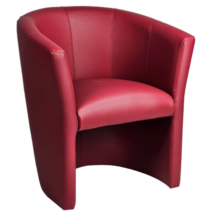 Horeca-Fauteuil-Prag-Bordeaux