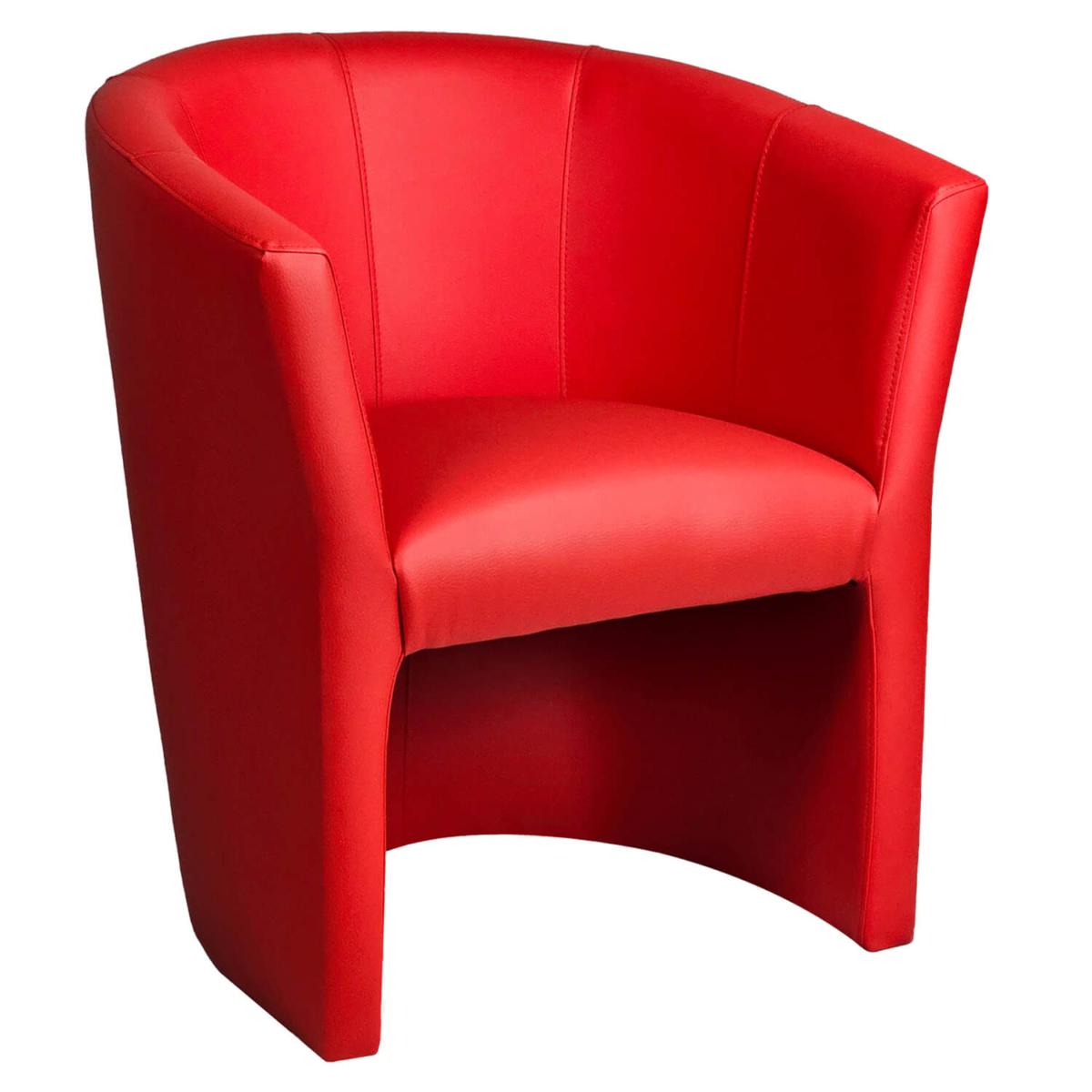 Horeca-Fauteuil-Prag-Rood