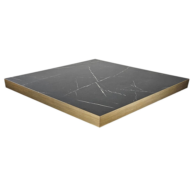 Tafelblad-Dublin-Zwart-Marmer-Met-Gouden-Rand-70x70-Cm-5-Cm-Dik -