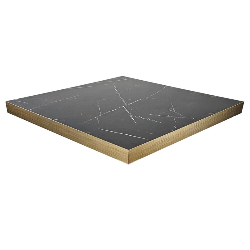 Tafelblad-Dublin-Zwart-Marmer-Met-Gouden-Rand-70x70-Cm-5-Cm-Dik -
