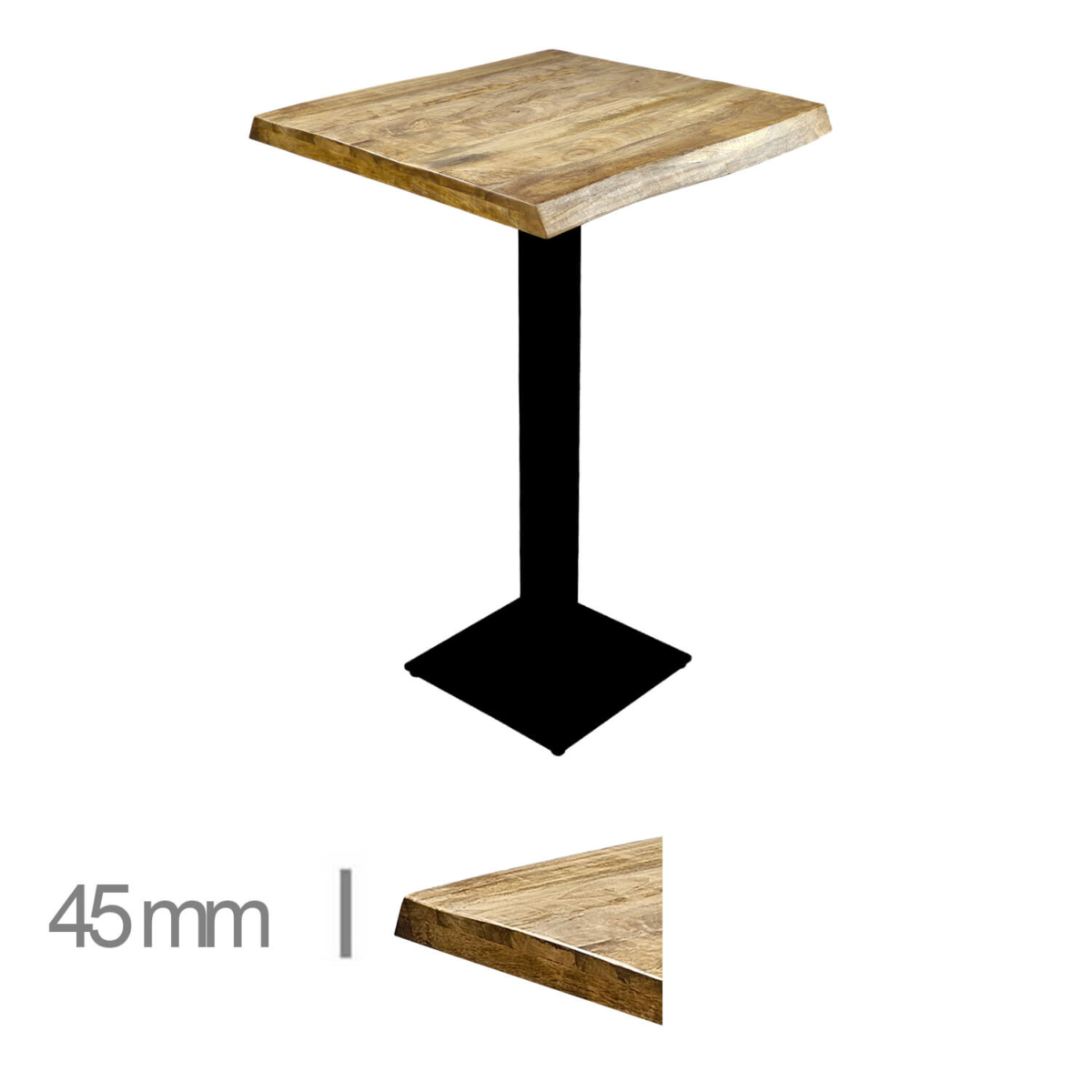 Horeca-Mangohout-Statafel-Mango-NE-70x70-Hoogte-112Cm-B-339H-45