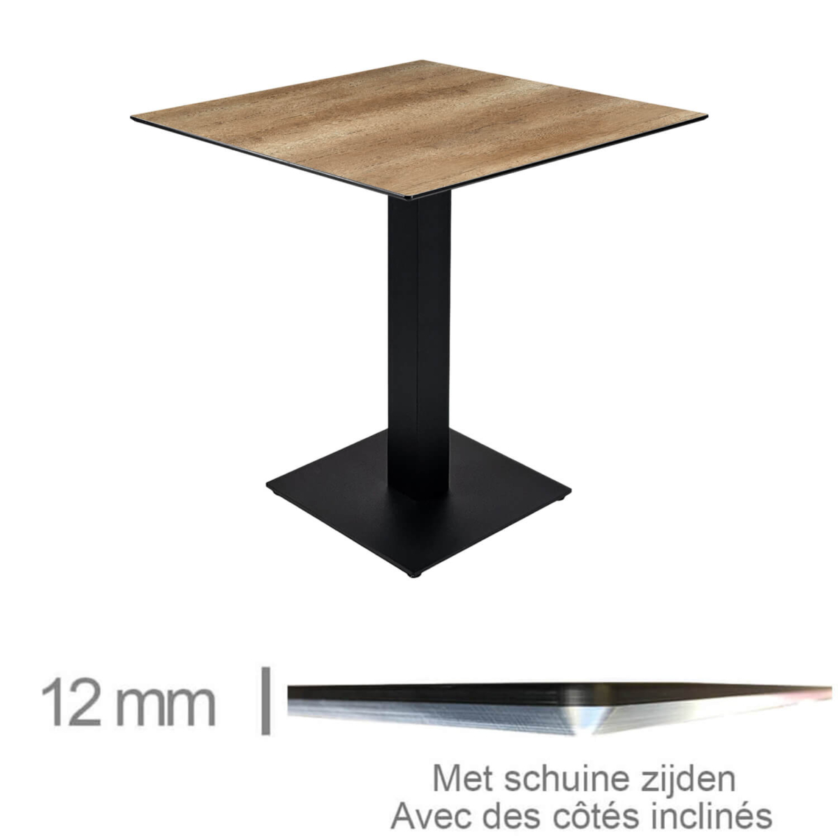 Horeca-Tafel-Compact-Canyon-Monument-Oak-69x69-Cm-Met-Onderstel